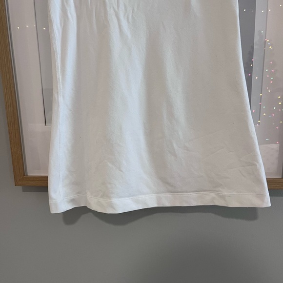 Lululemon White Tennis Tank-Top (Stretch Fabric): White - Size 4 - Picture 4 of 5